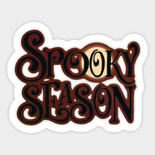 Spooky Season Sticker | Red Sticker